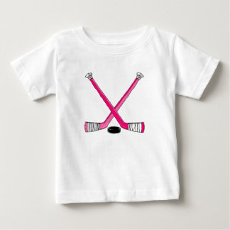 Camiseta De Bebé Hockey rosa