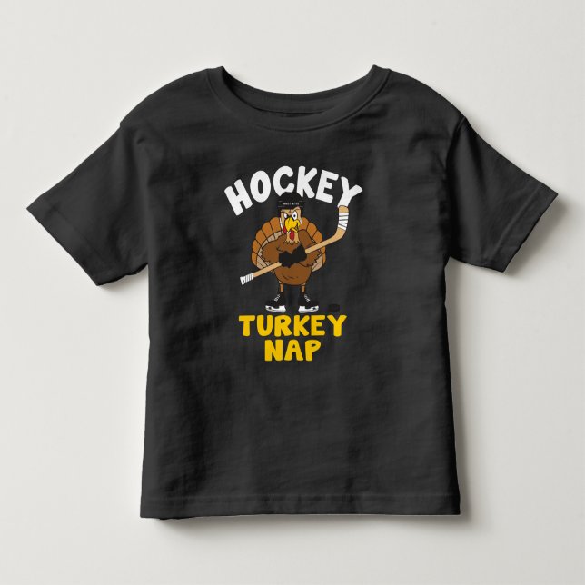 Camiseta De Bebé Hockey Turquía Nap Acción de Gracias (Anverso)