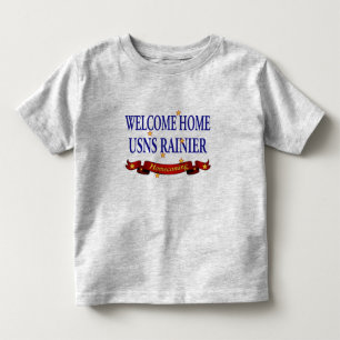 Camiseta De Bebé Hogar agradable USNS más lluvioso