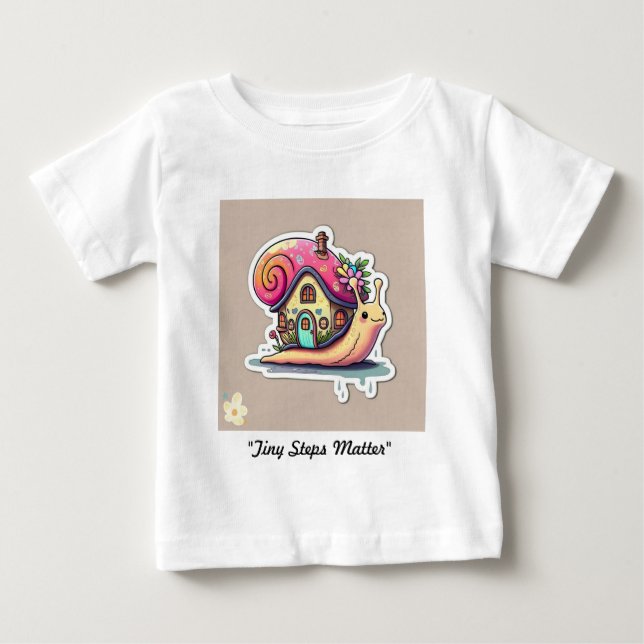 Camiseta De Bebé "Hogar de espaldas" (Anverso)