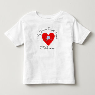 Camiseta De Bebé Hogar Dulce Hogar Fairbanks