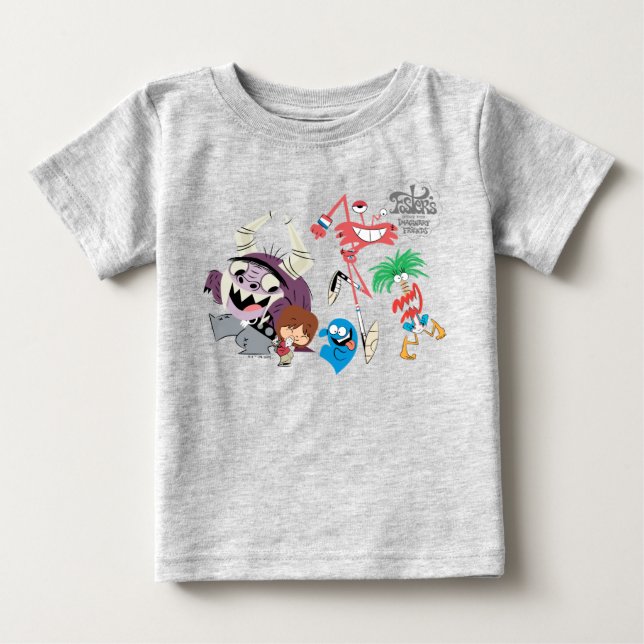 Camiseta De Bebé Hogar Foster para amigos imaginarios | Baile (Anverso)