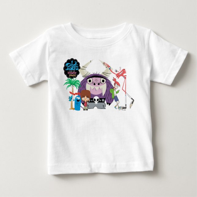 Camiseta De Bebé Hogar Foster para amigos imaginarios | Colgar fuer (Anverso)