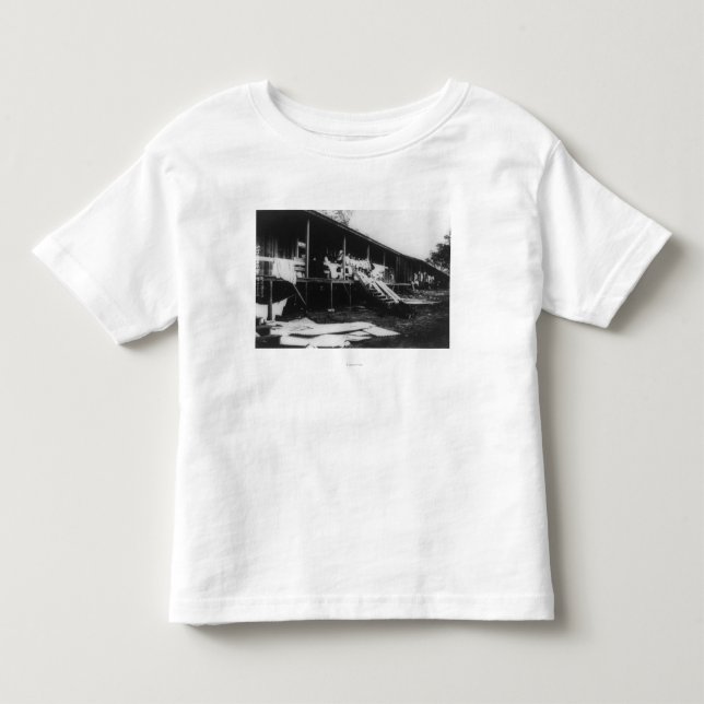 Camiseta De Bebé Hogares japoneses en la fotografía de Hawaii (Anverso)
