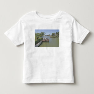 Camiseta De Bebé Hogares y muelles en el canal Marco Island Florida