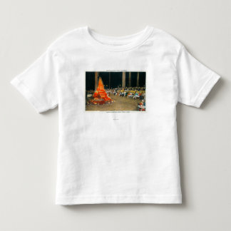 Camiseta De Bebé Hoguera de la tarde en la casa de campo gigante