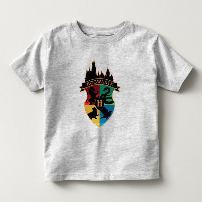 Camiseta De Bebé HOGWARTS™ Castle Crest House Pride Badge (Anverso)