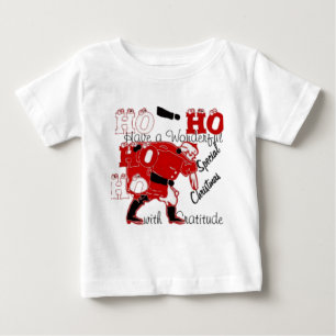 Camiseta De Bebé HOHOHOHO Tiene Navidades maravillosos con gratitud