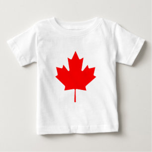 Camiseta De Bebé Hoja de arce RedTransp los regalos de Zazzle del