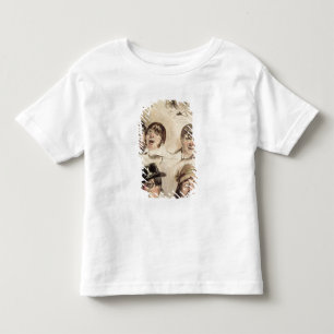 Camiseta De Bebé Hoja de estudios de siete cabezas