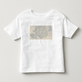 Camiseta De Bebé Hoja de ruta para bicicletas de Wisconsin 6