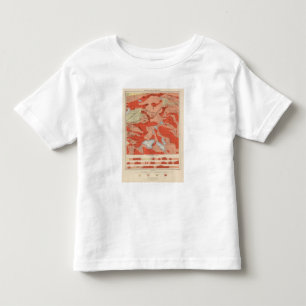 Camiseta De Bebé Hoja detallada XXVIII de la geología