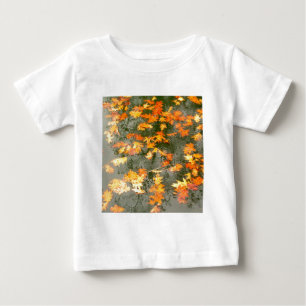 Camiseta De Bebé hojas caidas en lluvia