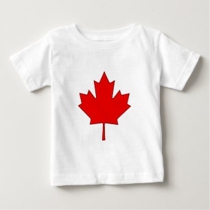 Camiseta De Bebé Hojas de arce de Canadá para el bebé