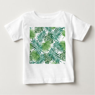 Camiseta De Bebé Hojas tropicales de selva