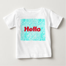 Camiseta De Bebé Hola