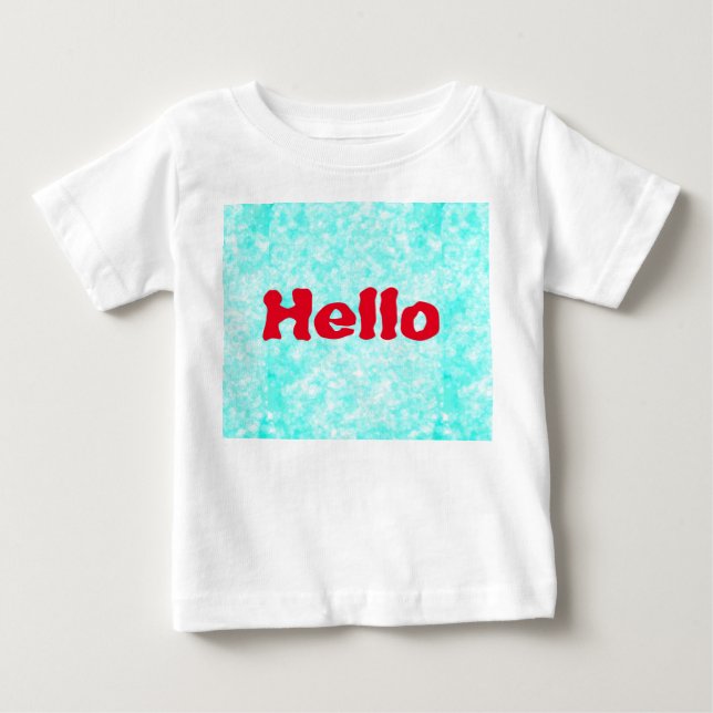 Camiseta De Bebé Hola (Anverso)