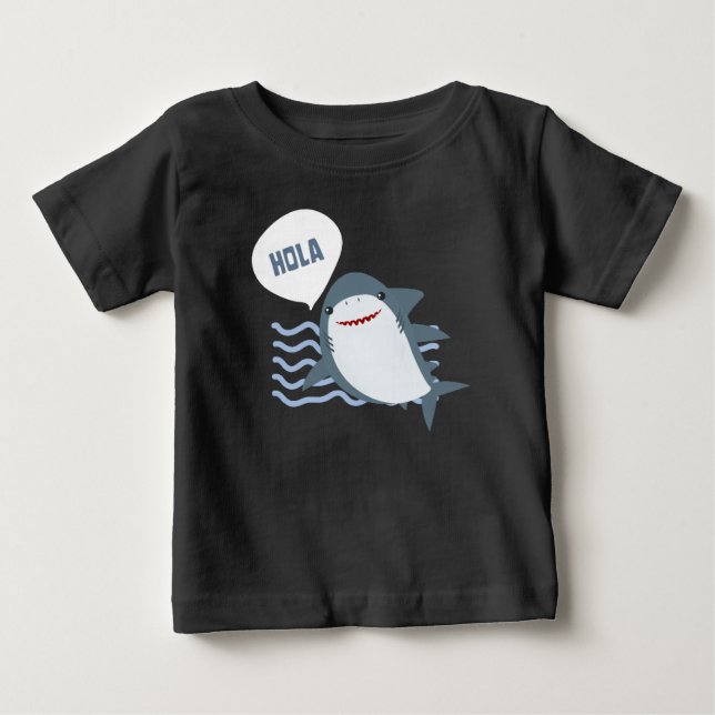 Camiseta De Bebé Hola (Anverso)