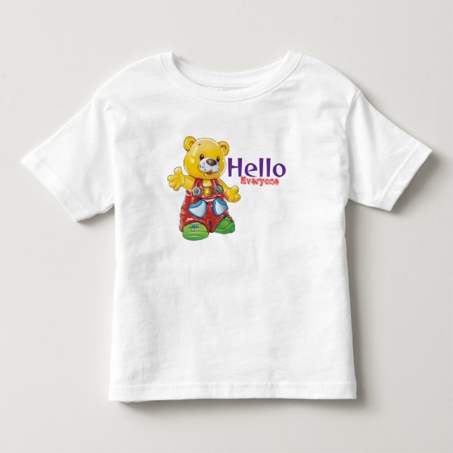 Camiseta De Bebé Hola a todos  (Anverso)