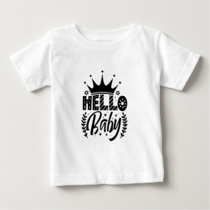 Camiseta De Bebé Hola bebé
