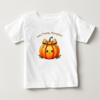 Camiseta De Bebé Hola, Calabacita – Diseño de Calabaza de Bebé Ador