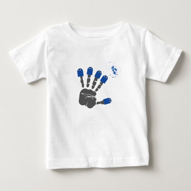 Camiseta De Bebé Hola cinco (Anverso)