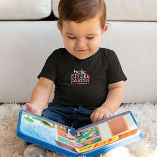 Camiseta De Bebé Hola Kindergarten