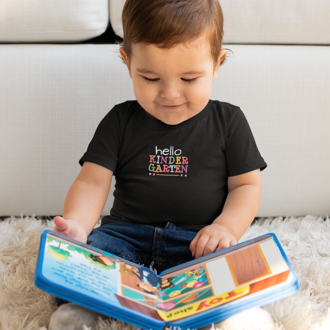 Camiseta De Bebé Hola Kindergarten (Subido por el creador)