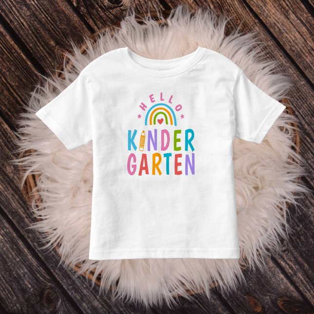 Camiseta De Bebé Hola Kindergarten Toddler T-Shirt (Subido por el creador)