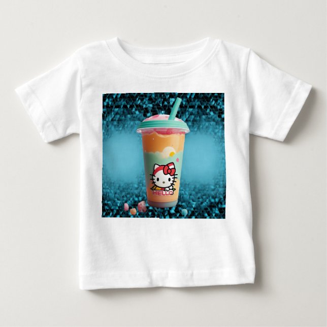 Camiseta De Bebé Hola kity sipper (Anverso)
