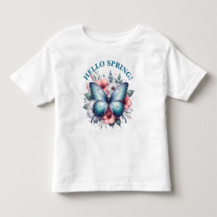 Camiseta De Bebé Hola Mariposa de Primavera-96282