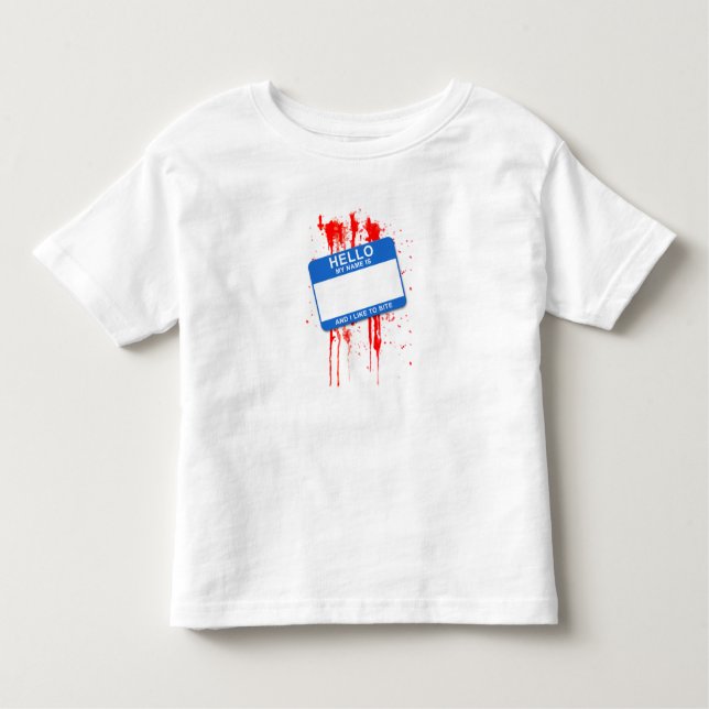 Camiseta De Bebé Hola, Mi Nombre Es... Niños Toddler T-Shirt (Anverso)