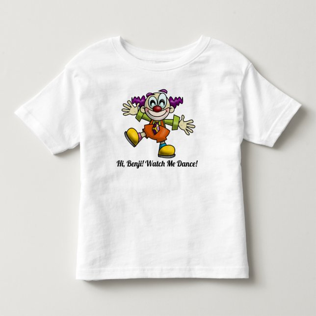 Camiseta De Bebé Hola ___! Mira cómo bailo (Anverso)