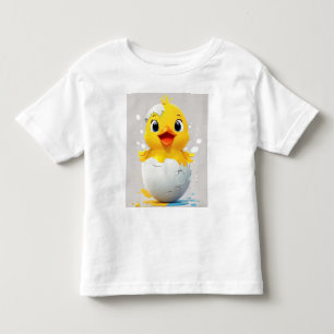 Camiseta De Bebé ¡Hola Mundo! Moda Chick Toddler T-Shirt