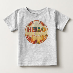 Camiseta De Bebé Hola otoño