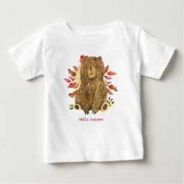 Camiseta De Bebé hola otoño