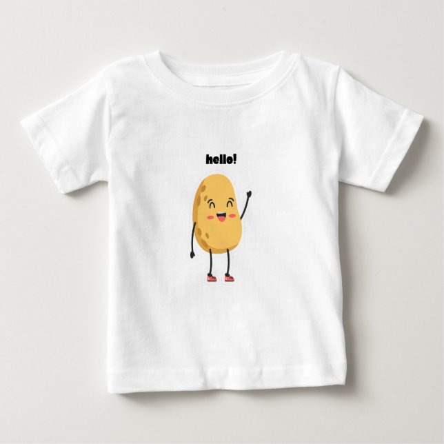 Camiseta De Bebé Hola Papa (Anverso)