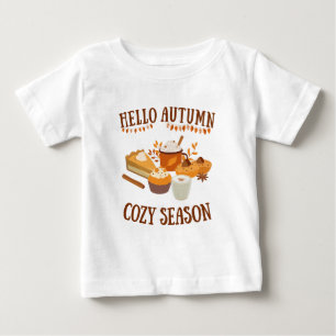 Camiseta De Bebé Hola Temporada Acogedora