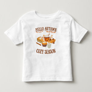 Camiseta De Bebé Hola Temporada Acogedora