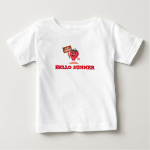 Camiseta De Bebé Hola verano