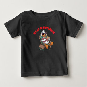 Camiseta De Bebé Hola verano