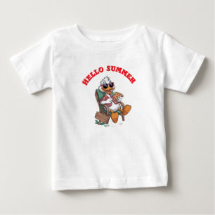 Camiseta De Bebé Hola verano