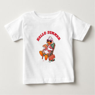 Camiseta De Bebé Hola verano