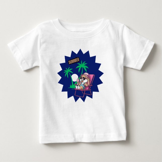 Camiseta De Bebé Hola verano (Anverso)