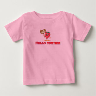 Camiseta De Bebé Hola verano