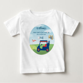 Camiseta De Bebé Hole In One Boy Golf Par-tee Primer Cumpleaños