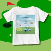 Hole In One Boy Golf Par-tee Primer Cumpleaños