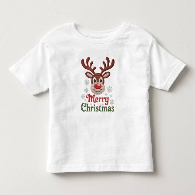 Camiseta De Bebé Holiday Elegant Soft Merry Christmas Party (Anverso)