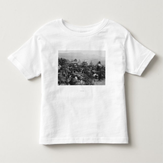 Camiseta De Bebé Hollywood, japonés de CA cultiva un huerto pueblo (Anverso)