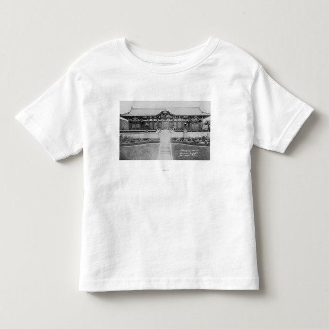 Camiseta De Bebé Hollywood, mansión japonesa de CA en jardines (Anverso)